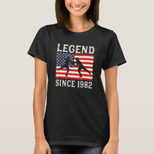 Legend Figure Skater Since 1982 Ice Skating Winter T-Shirt