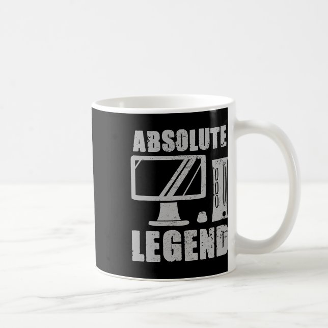 Legend Funny Video Game Player Quote Pc Gaming Rig Coffee Mug (Right)