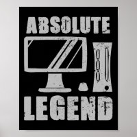 Legend Funny Video Game Player Quote Pc Gaming Rig