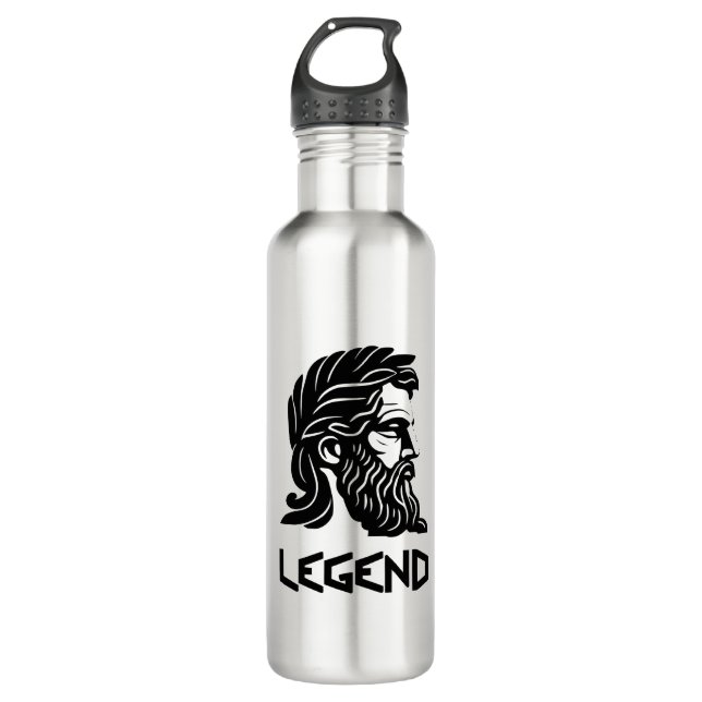 Legend | Greek God  710 Ml Water Bottle (Front)