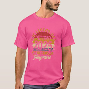 Legend Has Retired 2025 Vintage Funny Retirement 2 T-Shirt