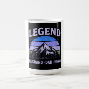 Legend Husband Dad Hero Vintage Father's Day Coffee Mug