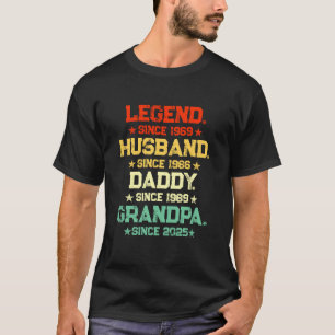 Legend Husband Daddy Grandpa Since Year T-Shirt