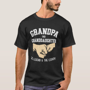 Legend Legacy Fist Bump Matching Grandpa and Grand T-Shirt