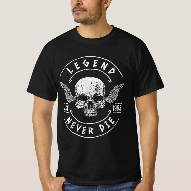 Legend Never Die 1983 T-Shirt (Front)