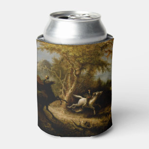Legend of Headless Horseman Halloween Ghost Can Cooler