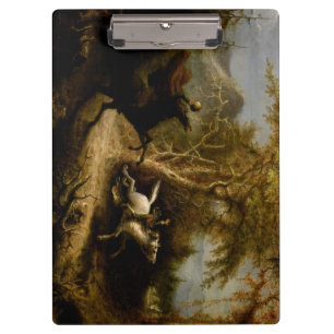 Legend of Headless Horseman Halloween Ghost Clipboard
