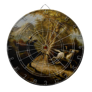 Legend of Headless Horseman Halloween Ghost Dartboard