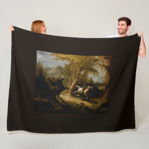 Legend of Headless Horseman Halloween Ghost Fleece Blanket