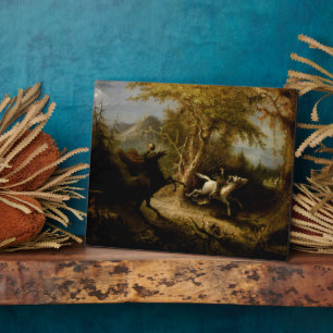 Legend of Headless Horseman Halloween Ghost Plaque