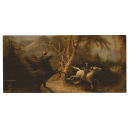 Legend of Headless Horseman Halloween Ghost Wood USB Flash Drive
