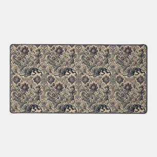 Legend of the Gilded Guardians — Gothic Victorian Desk Mat