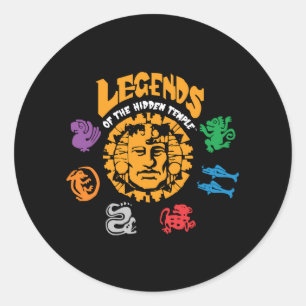 Legend Of The Hidden Temple Team Symbols Classic Round Sticker