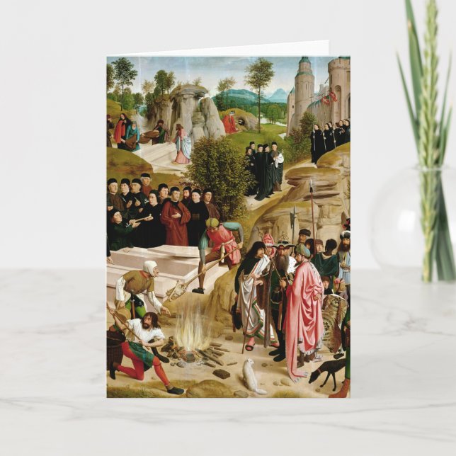 Legend of the Relics of St. John the Baptist Thank You Card (Front)