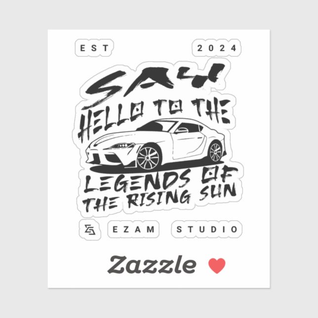 Legend of the Rising Sun - Bold Artistic Design (Sheet)