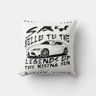Legend of the Rising Sun - Bold Artistic Design Cushion