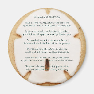 Legend of the Sand Dollar Round Magnet