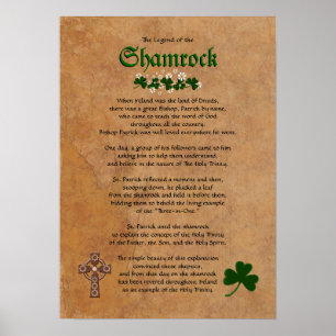 Legend of the Shamrock Frameable Poster