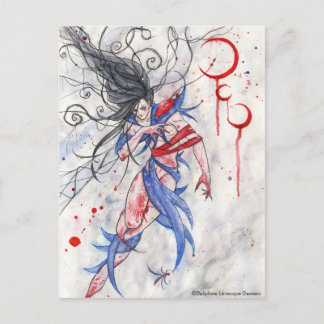 Legend Of The Three Moons Gothic Postcard