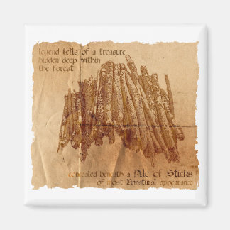 Legend of the Unnatural Pile of Sticks magnet