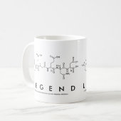 Legend peptide name mug (Front Left)