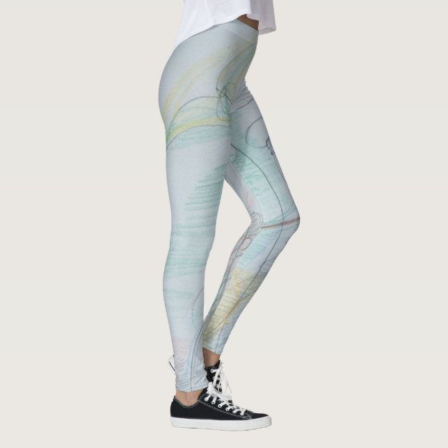 Legend: Print Swans Leggings (Right)