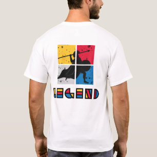 Legend Retro Vintage Graphic Design Warrior Colorf T-Shirt