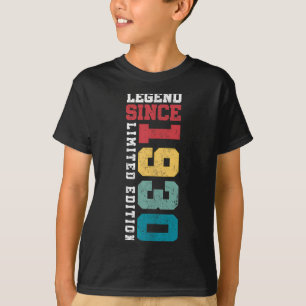 Legend Since 1930 Limited Edition 95 Year Old 95th T-Shirt
