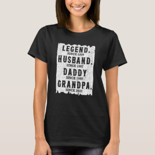 Legend Since 1959 Husband Since 1987 Cool Father's T-Shirt