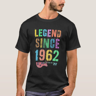 LEGEND Since 1962 Awesome Rockstar 60Th Birthday G T-Shirt