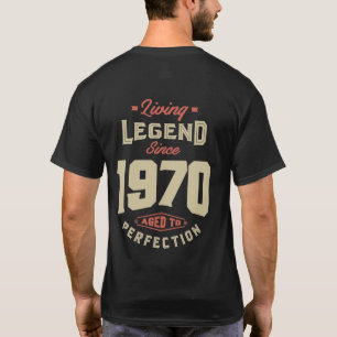 Legend Since 1970 Birthday Gift T-Shirt