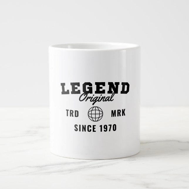 Legend Since 1970 Large Coffee Mug (Front)