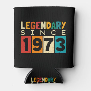 Legend Since 1973 51st Birthday Can Cooler