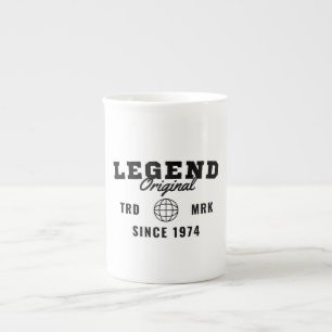 Legend Since 1974 Bone China Mug