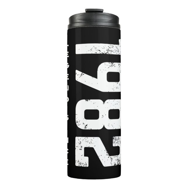 Legend Since 1982 42nd Birthday Thermal Tumbler (Front)