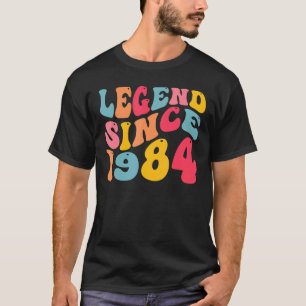 Legend Since 1984 38 Years Old Retro Vintage 38th T-Shirt