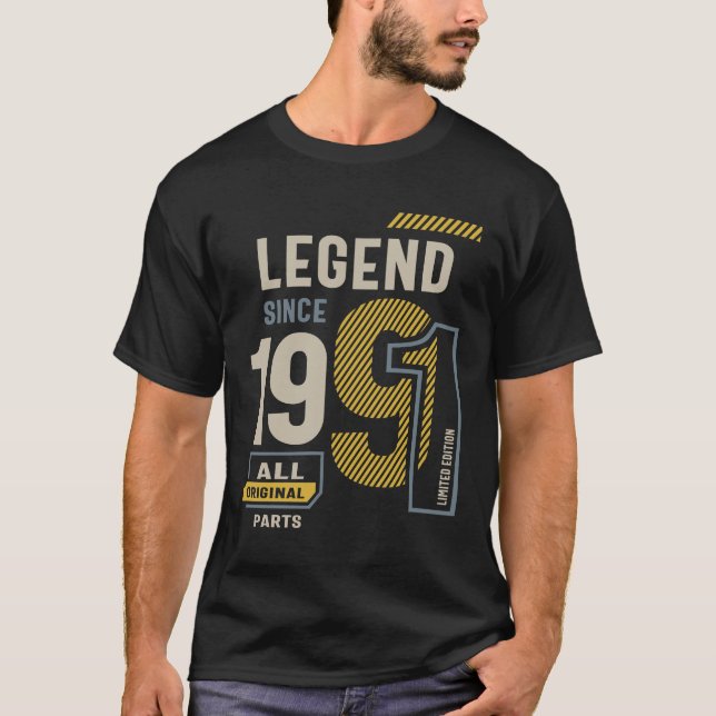 Legend Since 1991 32 birthday  T-Shirt (Front)