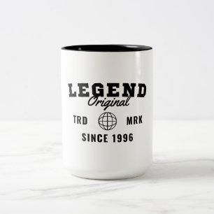 Legend Since 1996 Two-Tone Coffee Mug