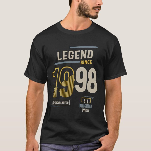 Legend Since 1998 25 birthday T-Shirt (Front)