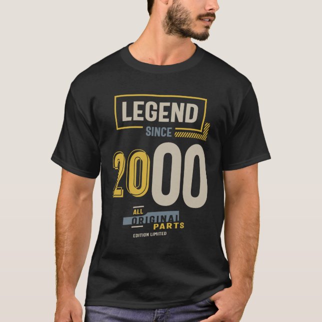 Legend Since 2000 23rd birthday  T-Shirt (Front)