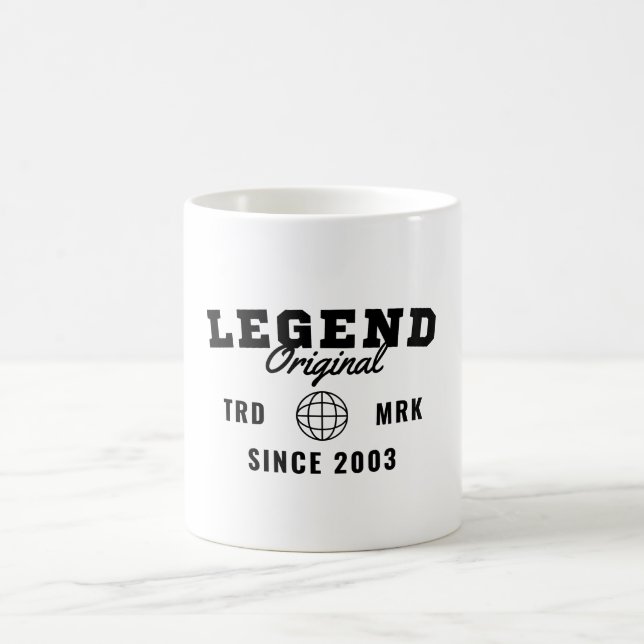 Legend Since 2003 Coffee Mug (Center)