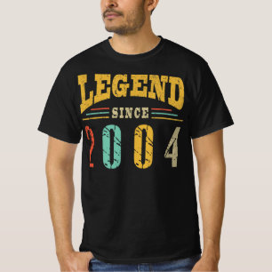 Legend Since 2004 Man Myth , 2004 Legend Bday Gift T-Shirt