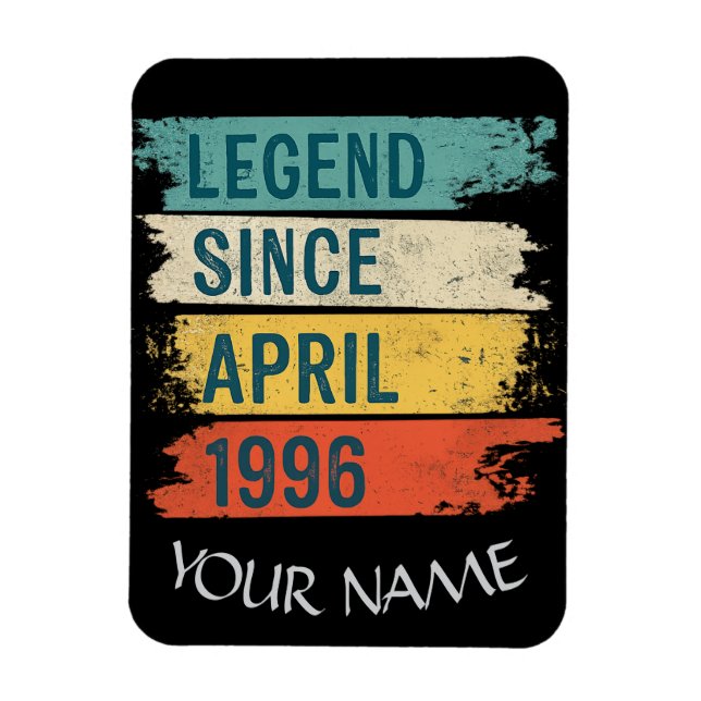 Legend Since April 1996 Magnet (Vertical)