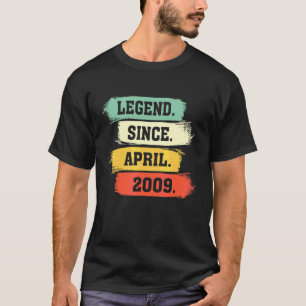 Legend Since April 2009 U2013 Happy Birthday T-Shirt