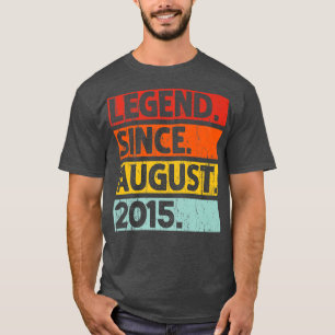Legend Since August 2015 Vintage 7 Years Old 7th B T-Shirt
