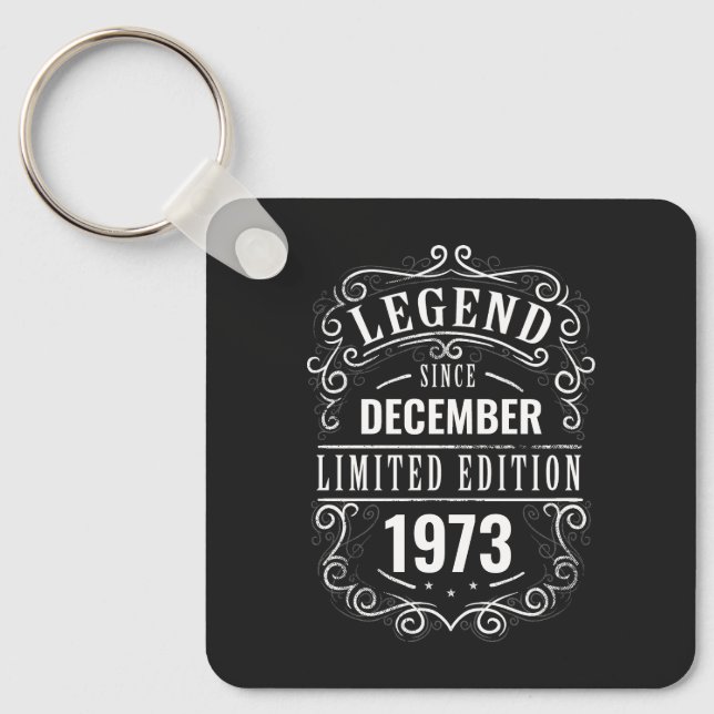 Legend Since Customised Key Ring (Front)