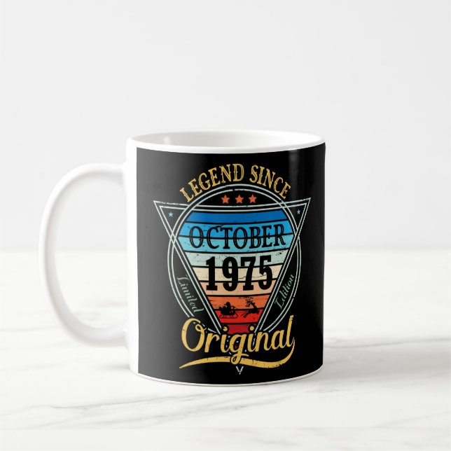 Legend Since December 1975 Ltd Edition Original 47 Coffee Mug (Left)