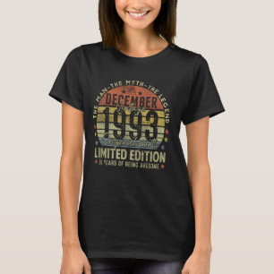 Legend Since December 1993 Retro 31st Birthday Mad T-Shirt