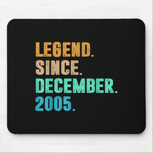 Legend Since December 2005 Birth Of Birthday 2005  Mouse Mat