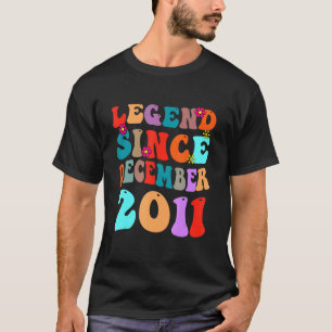 Legend Since December 2011 Vintage Birthday Retro T-Shirt